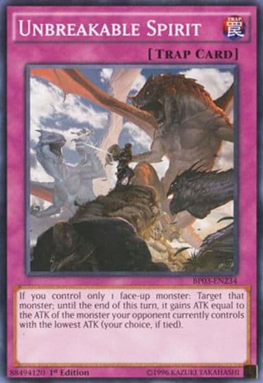 Unbreakable Spirit Battle Pack 3: Monster League Yu-Gi-Oh! card