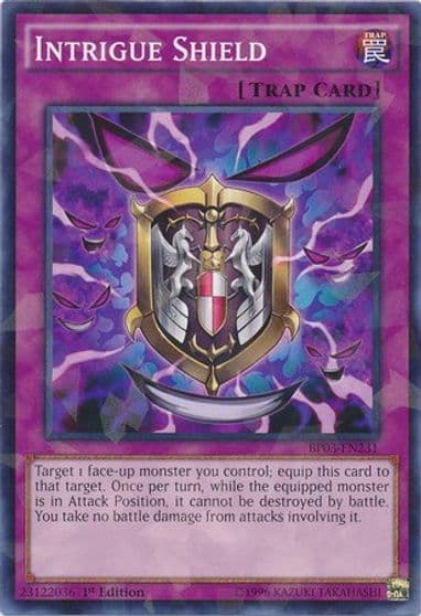 Intrigue Shield Shatterfoil Battle Pack 3: Monster League Yu-Gi-Oh! card