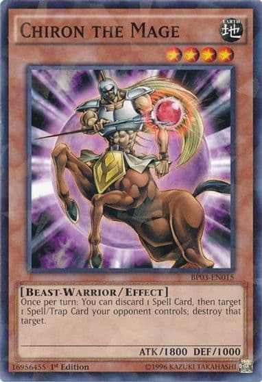 Chiron the Mage Shatterfoil Battle Pack 3: Monster League Yu-Gi-Oh! card