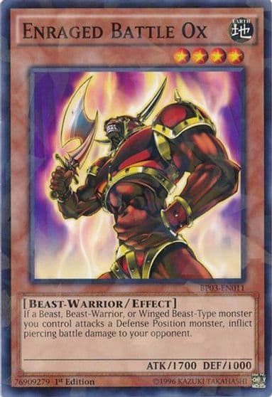 Enraged Battle Ox Shatterfoil Battle Pack 3: Monster League Yu-Gi-Oh! card