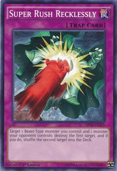 Super Rush Recklessly Battle Pack 3: Monster League Yu-Gi-Oh! card