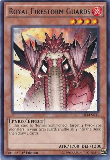 Royal Firestorm Guards Battle Pack 3: Monster League Yu-Gi-Oh! card