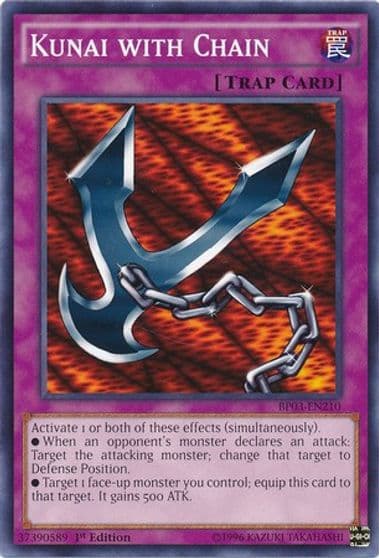 Kunai with Chain Battle Pack 3: Monster League Yu-Gi-Oh! card