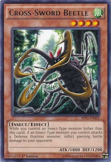 Cross Sword Beetle Battle Pack 3: Monster League Yu-Gi-Oh! card