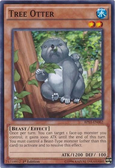 Tree Otter Battle Pack 3: Monster League Yu-Gi-Oh! card