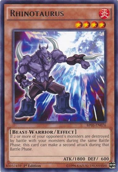 Rhinotaurus Battle Pack 3: Monster League Yu-Gi-Oh! card