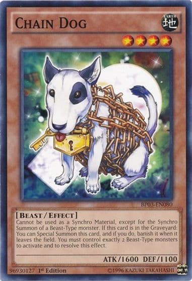 Chain Dog Battle Pack 3: Monster League Yu-Gi-Oh! card
