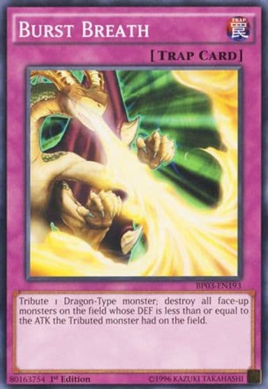 Burst Breath Battle Pack 3: Monster League Yu-Gi-Oh! card
