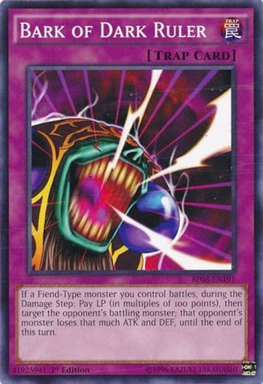 Bark of Dark Ruler Battle Pack 3: Monster League Yu-Gi-Oh! card