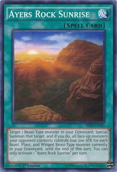 Ayers Rock Sunrise Battle Pack 3: Monster League Yu-Gi-Oh! card
