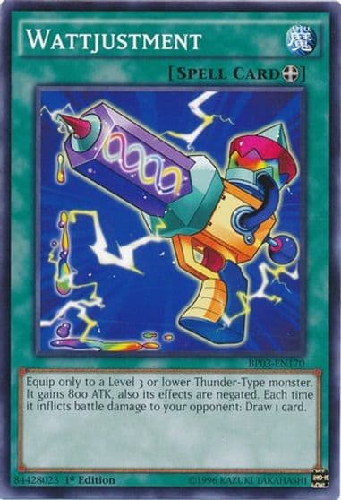Wattjustment Battle Pack 3: Monster League Yu-Gi-Oh! card