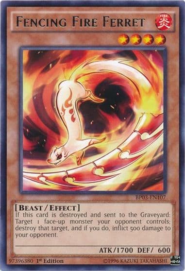 Fencing Fire Ferret Battle Pack 3: Monster League Yu-Gi-Oh! card