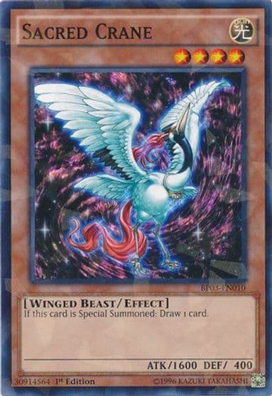 Sacred Crane Shatterfoil Battle Pack 3: Monster League Yu-Gi-Oh! card