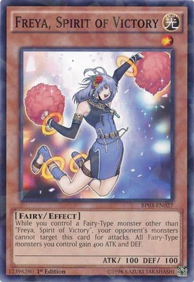 Freya Spirit of Victory Shatterfoil Battle Pack 3: Monster League Yu-Gi-Oh! card