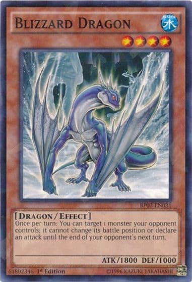 Blizzard Dragon Shatterfoil Battle Pack 3: Monster League Yu-Gi-Oh! card