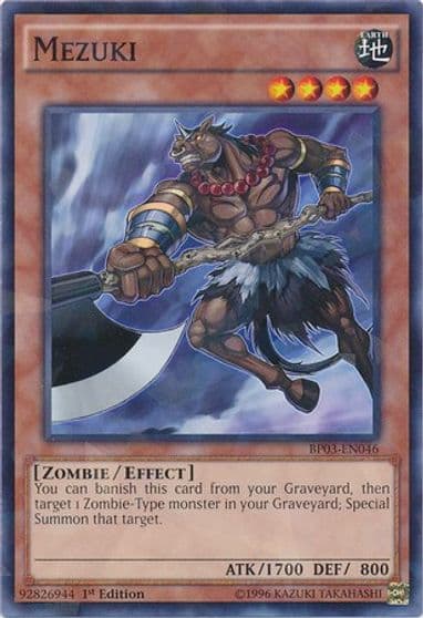 Mezuki Shatterfoil Battle Pack 3: Monster League Yu-Gi-Oh! card