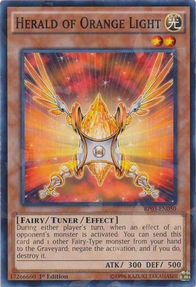 Herald of Orange Light Shatterfoil Battle Pack 3: Monster League Yu-Gi-Oh! card