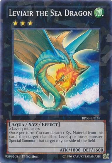 Leviair the Sea Dragon Shatterfoil Battle Pack 3: Monster League Yu-Gi-Oh! card