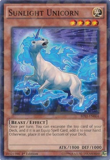 Sunlight Unicorn Shatterfoil Battle Pack 3: Monster League Yu-Gi-Oh! card