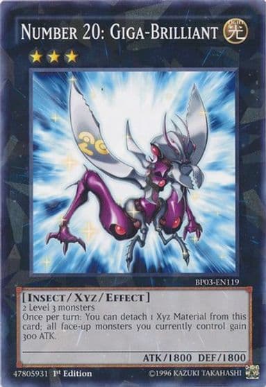 Number 20 Giga Brilliant Shatterfoil Battle Pack 3: Monster League Yu-Gi-Oh! card