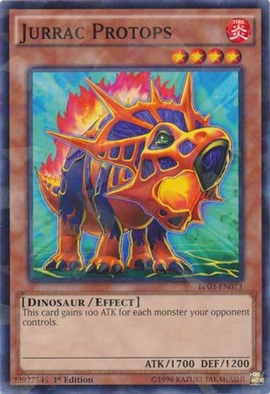 Jurrac Protops Shatterfoil Battle Pack 3: Monster League Yu-Gi-Oh! card