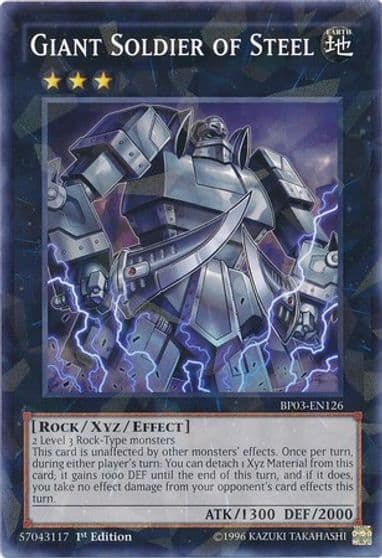 Giant Soldier of Steel Shatterfoil Battle Pack 3: Monster League Yu-Gi-Oh! card