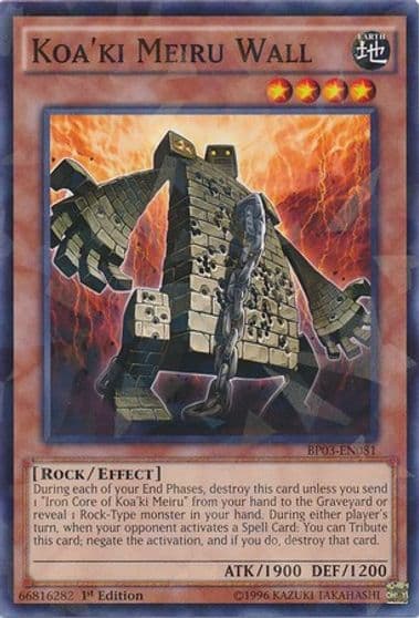 Koaki Meiru Wall Shatterfoil Battle Pack 3: Monster League Yu-Gi-Oh! card
