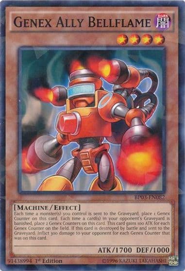 Genex Ally Bellflame Shatterfoil Battle Pack 3: Monster League Yu-Gi-Oh! card