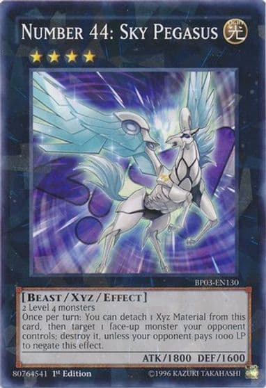 Number 44 Sky Pegasus Shatterfoil Battle Pack 3: Monster League Yu-Gi-Oh! card