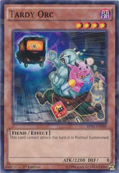 Tardy Orc Shatterfoil Battle Pack 3: Monster League Yu-Gi-Oh! card