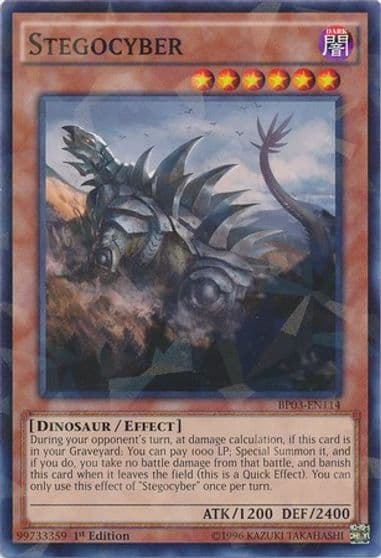 Stegocyber Shatterfoil Battle Pack 3: Monster League Yu-Gi-Oh! card