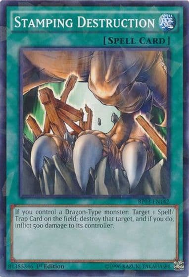Stamping Destruction Shatterfoil Battle Pack 3: Monster League Yu-Gi-Oh! card