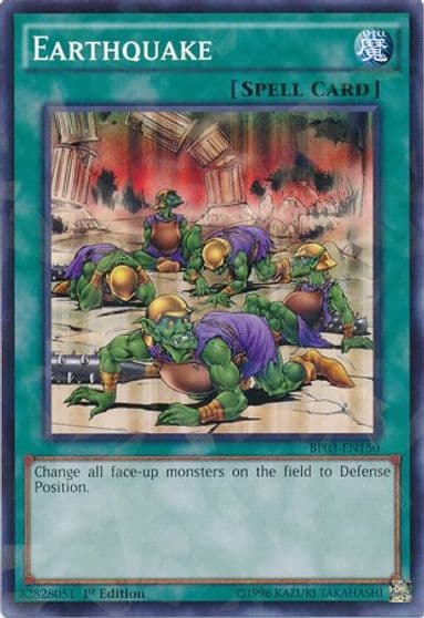 Earthquake Shatterfoil Battle Pack 3: Monster League Yu-Gi-Oh! card