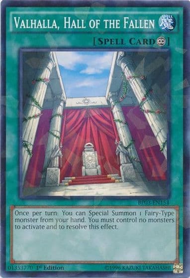 Valhalla Hall of the Fallen Shatterfoil Battle Pack 3: Monster League Yu-Gi-Oh! card