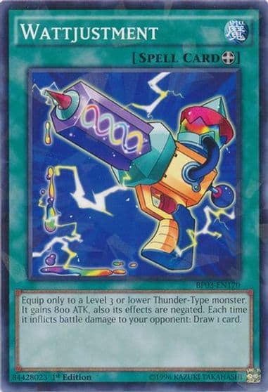 Wattjustment Shatterfoil Battle Pack 3: Monster League Yu-Gi-Oh! card