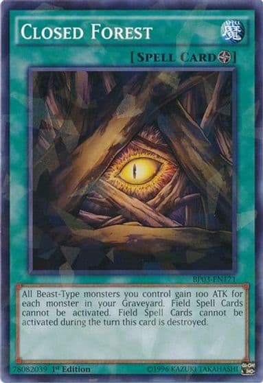 Closed Forest Shatterfoil Battle Pack 3: Monster League Yu-Gi-Oh! card