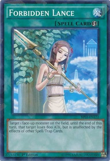 Forbidden Lance Shatterfoil Battle Pack 3: Monster League Yu-Gi-Oh! card