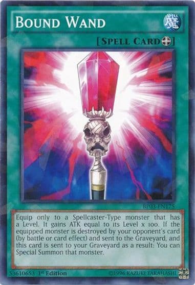 Bound Wand Shatterfoil Battle Pack 3: Monster League Yu-Gi-Oh! card