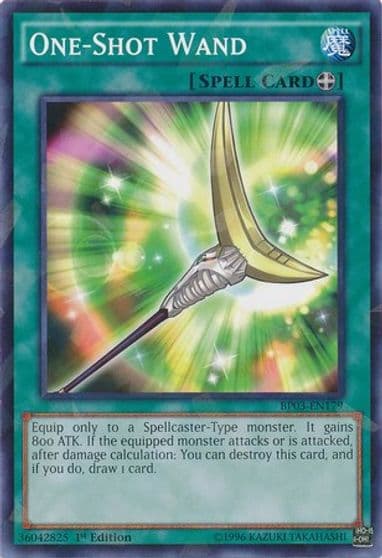 One Shot Wand Shatterfoil Battle Pack 3: Monster League Yu-Gi-Oh! card