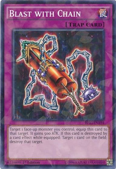 Blast with Chain Shatterfoil Battle Pack 3: Monster League Yu-Gi-Oh! card