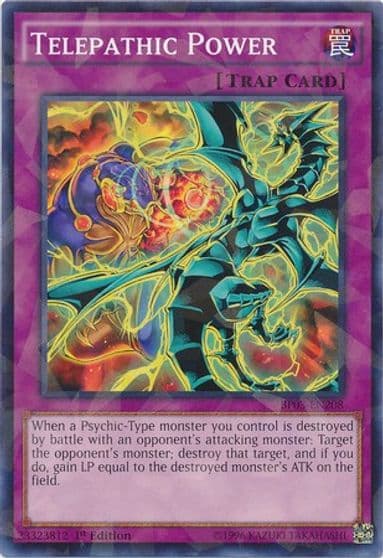 Telepathic Power Shatterfoil Battle Pack 3: Monster League Yu-Gi-Oh! card