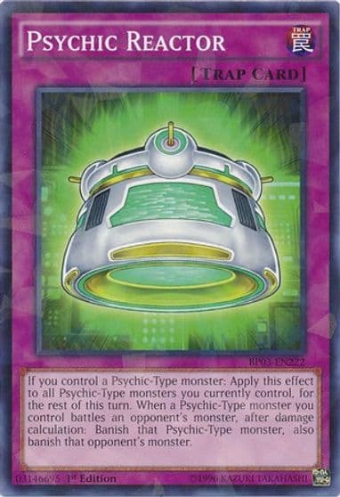 Psychic Reactor Shatterfoil Battle Pack 3: Monster League Yu-Gi-Oh! card