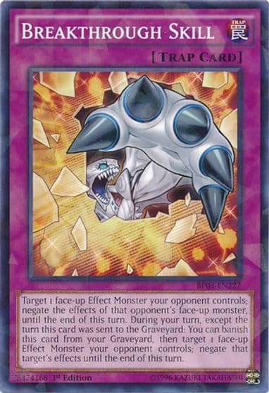 Breakthrough Skill Shatterfoil Battle Pack 3: Monster League Yu-Gi-Oh! card