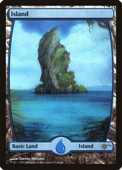 Island Full Art 2 Judge Promos Magic card