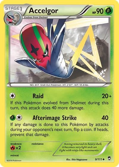 Accelgor XY - Furious Fists Pokemon card