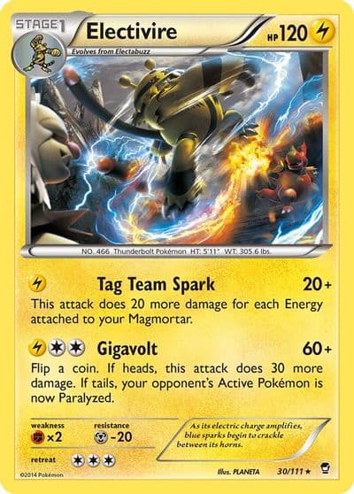 Electivire XY - Furious Fists Pokemon card