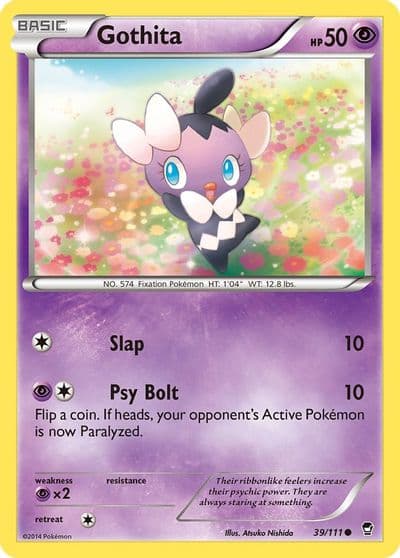 Gothita XY - Furious Fists Pokemon card