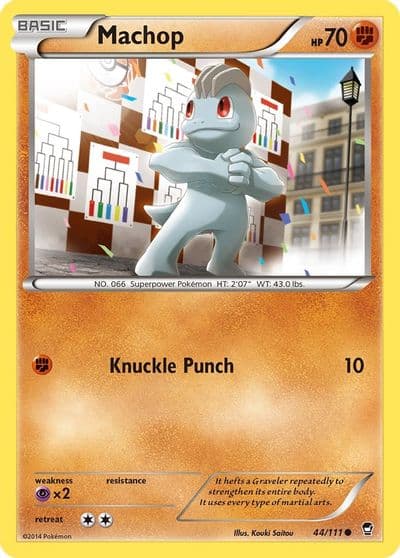 Machop XY - Furious Fists Pokemon card