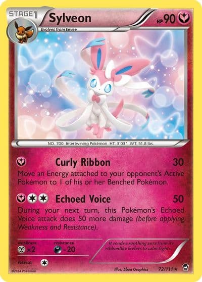 Sylveon XY - Furious Fists Pokemon card