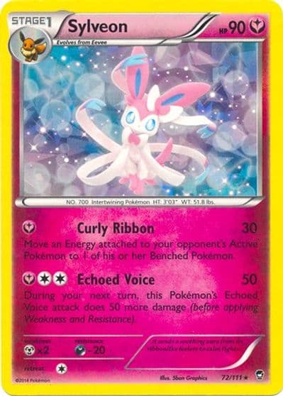 Sylveon (XY Furious Fists) Deck Exclusives Pokemon card